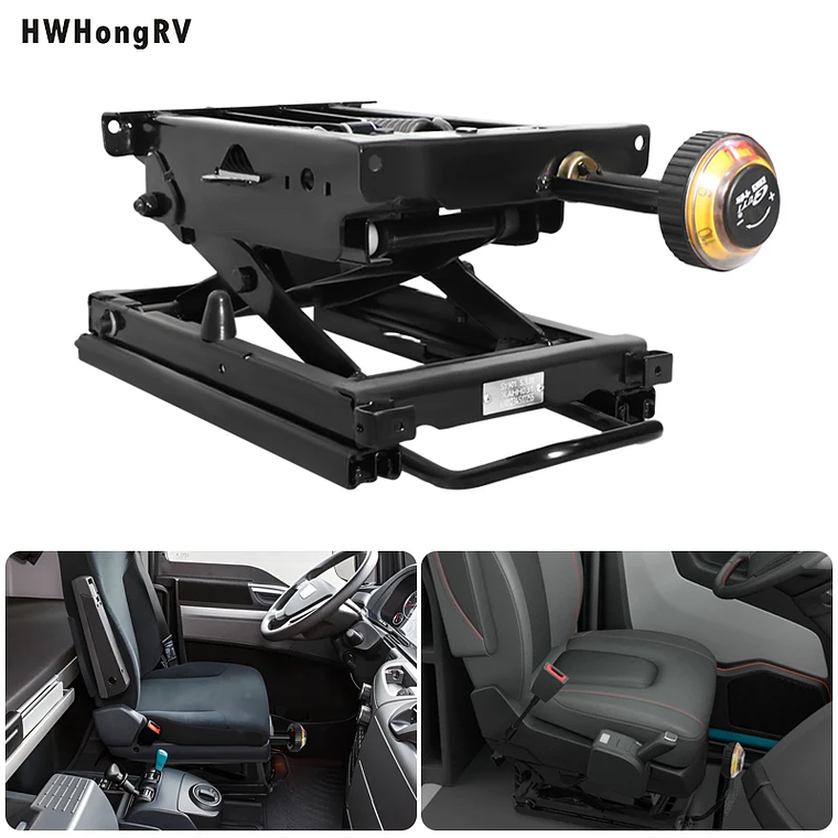 Universal Mechanical Suspension Seat Damping Base Lowering Seat with Front Handle Modified Car Seats 2