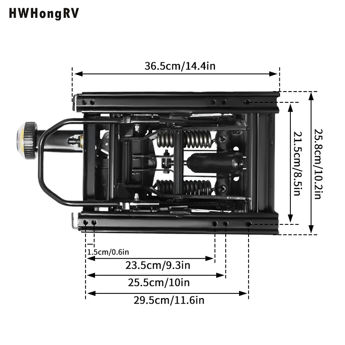 Universal Mechanical Suspension Seat Damping Base Lowering Seat with Front Handle Modified Car Seats 5