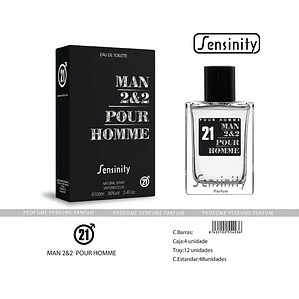 MAN 2&2 pour homme men's perfume for daily use