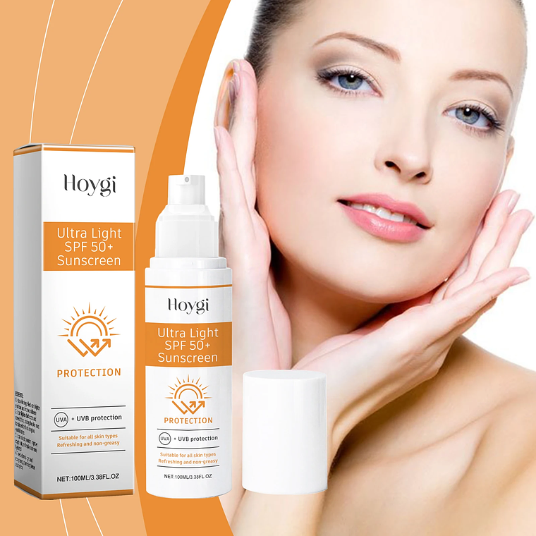 Hoygi Moisturizing Face Protection Cream Refreshing Breathable Isolating Outdoor UV Skin Lotion Sunscreen Moisturizing 2