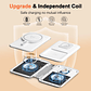 Estación de carga inalámbrica 3 en 1 plegable magnética de 15W para dispositivos Apple iPhone 16 15 14 13 12 Pro/Pro Max/Plus/Watch y Airpod - Miniatura 21