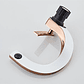 Tuqiu-grifo de latón para lavabo de baño, mezclador de agua caliente y fría, montado en cubierta, negro, oro rosa, blanco - Miniatura 45