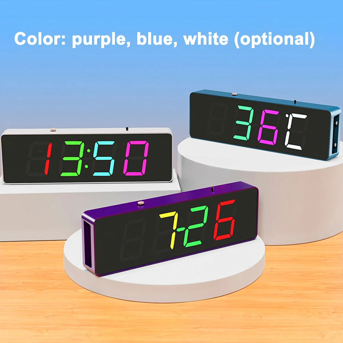 Kit de reloj electrónico inteligente con WiFi, Juego de piezas de práctica de soldadura DIY, sincronización de tiempo automática con personalizable 1