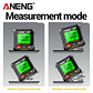 ANENG RN03 Instrumento láser de nivel de ángulo digital 360 ° Herramienta universal de inclinómetro magnético fuerte de cuatro lados con tapa automática de pantalla - Miniatura 5