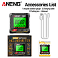 ANENG RN03 Instrumento láser de nivel de ángulo digital 360 ° Herramienta universal de inclinómetro magnético fuerte de cuatro lados con tapa automática de pantalla - Miniatura 9