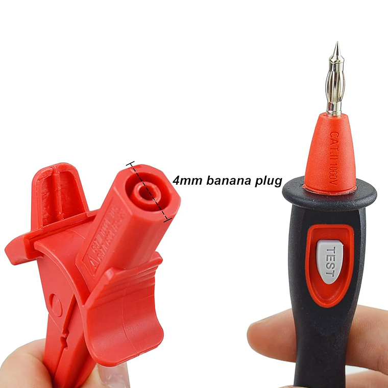 ZIBOO TP165X PRO Sonda de Control remoto versión mejorada con botón de prueba, uso para probador de resistencia de aislamiento de Megohmmeter. 4