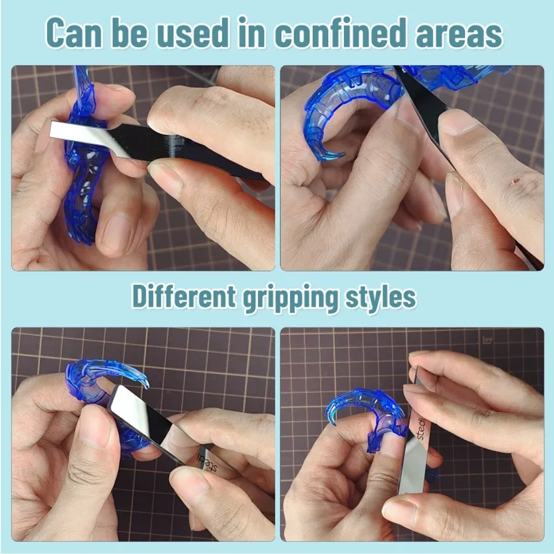 Stedi MS40-45 Lima de pulido ultrafina, lima de vidrio, modelo de plástico, herramientas de molienda para montaje, herramientas de construcción de modelos, Hobby DIY 4