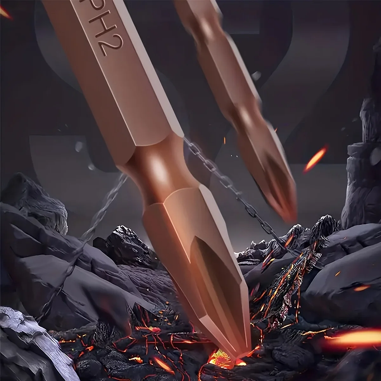 10 Uds. Destornillador Phillips magnético de doble cabeza de 6 pulgadas/150mm herramienta eléctrica de mano de acero S2 para instalación de tornillos 3