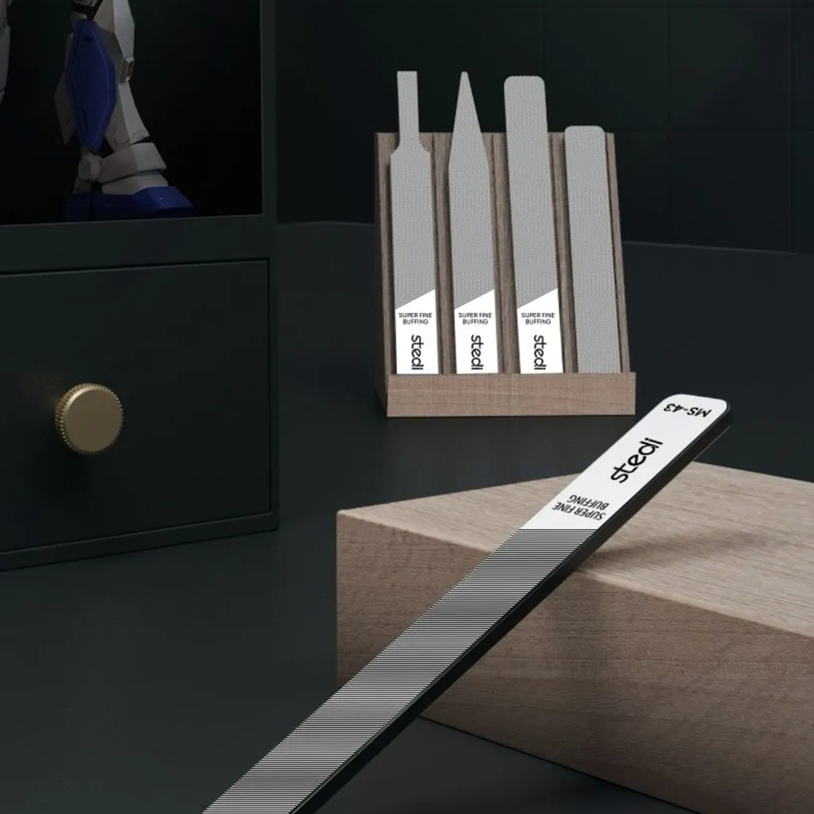 Stedi MS40-45 Lima de pulido ultrafina, lima de vidrio, modelo de plástico, herramientas de molienda para montaje, herramientas de construcción de modelos, Hobby DIY 9