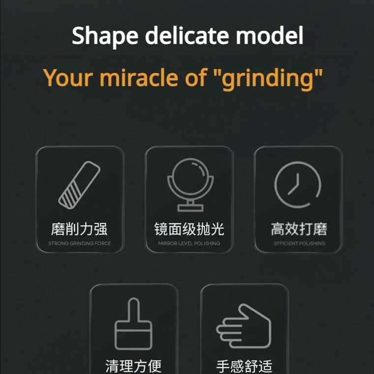 Stedi MS40-45 Lima de pulido ultrafina, lima de vidrio, modelo de plástico, herramientas de molienda para montaje, herramientas de construcción de modelos, Hobby DIY 10