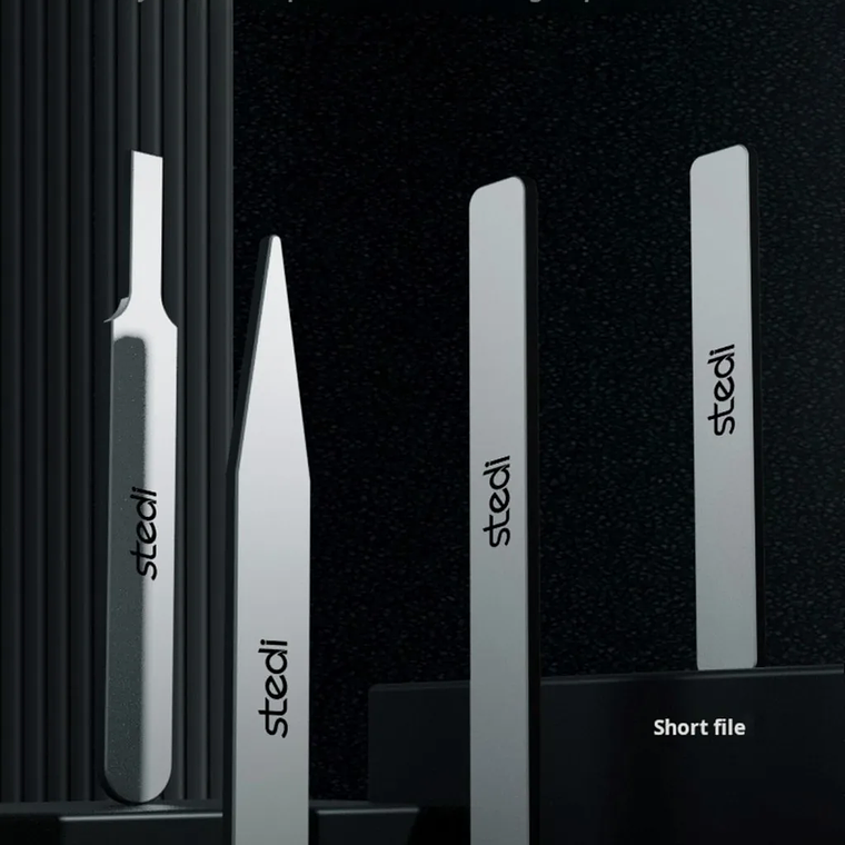 Stedi MS40-45 Lima de pulido ultrafina, lima de vidrio, modelo de plástico, herramientas de molienda para montaje, herramientas de construcción de modelos, Hobby DIY 11