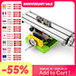 Allsome Mesa Transversal de Precisión, Tabla Cruzada con Abrazaderas Banco de Tornillo en Cruz de Trabajo mesa de coordenadas para Taladros, Fresadoras, CNC, etc. Superficie de Trabajo BG-6350 - Miniatura 1