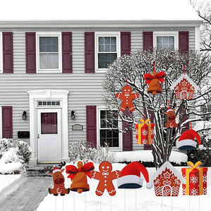 Decoración navideña de madera, piruleta de caramelo de madera de menta pimienta colorida, colgante para árbol de Navidad
