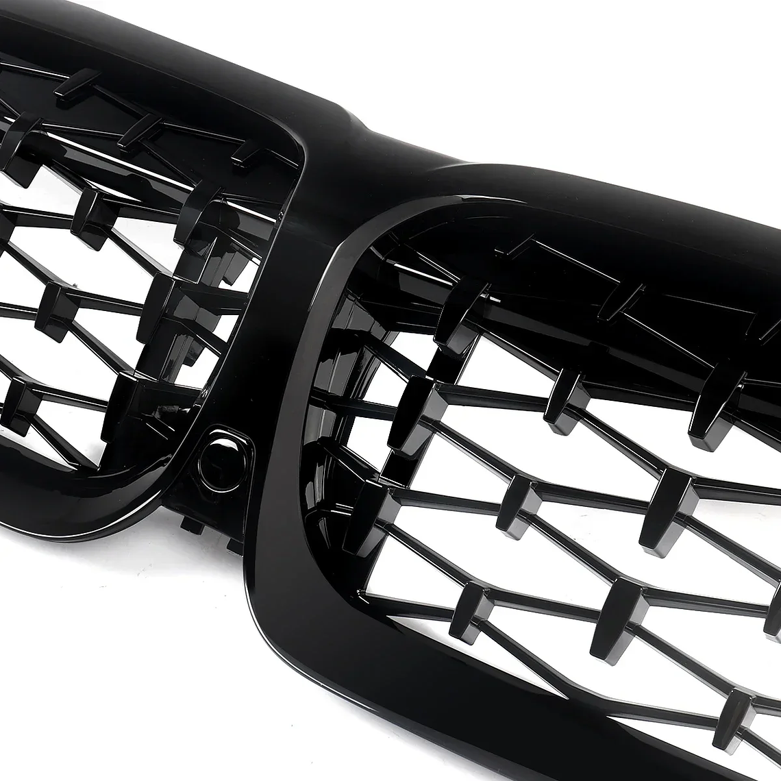 MAGICKIT para BMW Serie 3 G20 Berlina/G21 Estate 2018-2021 parrilla delantera de riñón con accesorios de coche negro brillante 3
