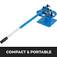 SucceBuy dobladora de tubos YP-9 banco Manual Kit de doblado de tubos de acero con 7Dies 1-3 pulgadas multifunción herramienta compacta para doblar frenos de barra plana - Thumbnail 2