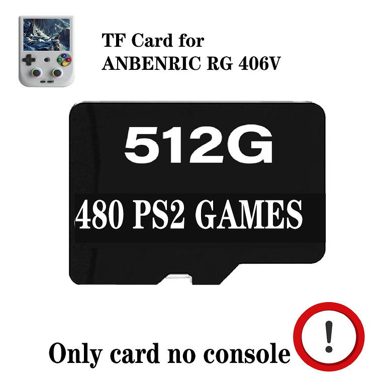 TARJETA TF PARA ANBERNIC RG 406V Consola de juegos portátil RG406V 4 
