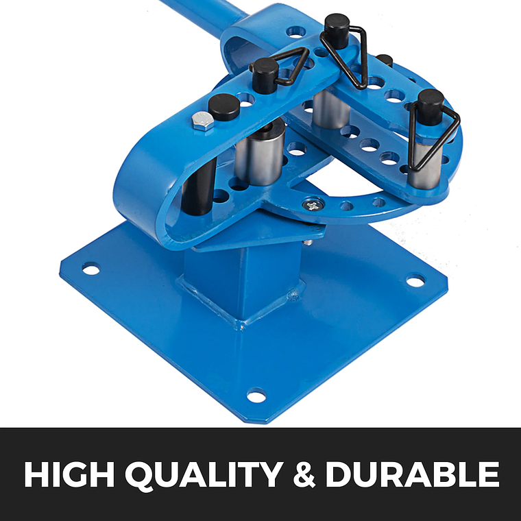 SucceBuy dobladora de tubos YP-9 banco Manual Kit de doblado de tubos de acero con 7Dies 1-3 pulgadas multifunción herramienta compacta para doblar frenos de barra plana 3