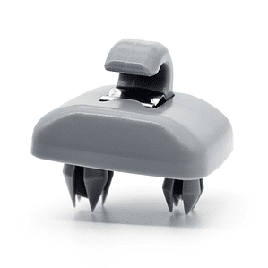 Soporte de gancho para visera de sol, piezas para Audi A1, A3, A4, A5, Q3, Q5, S3, S4, S5, TT, Allroad, 8U0857562A, color gris, Interior, 2 uds.