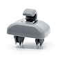 Soporte de gancho para visera de sol, piezas para Audi A1, A3, A4, A5, Q3, Q5, S3, S4, S5, TT, Allroad, 8U0857562A, color gris, Interior, 2 uds. - thumbnail 2