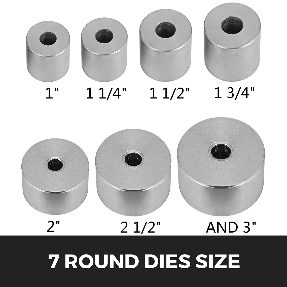 SucceBuy dobladora de tubos YP-9 banco Manual Kit de doblado de tubos de acero con 7Dies 1-3 pulgadas multifunción herramienta compacta para doblar frenos de barra plana 5