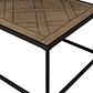 Chapa de parquet de mesa de centro rectangular con tapa de parquet decorativa contemporánea - Thumbnail 5