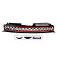 Rejilla de malla hexagonal sin Badgeless, color negro, embellecedor rojo, compatible con VW MK6 Golf GTI Jetta Sportwagen - Thumbnail 3