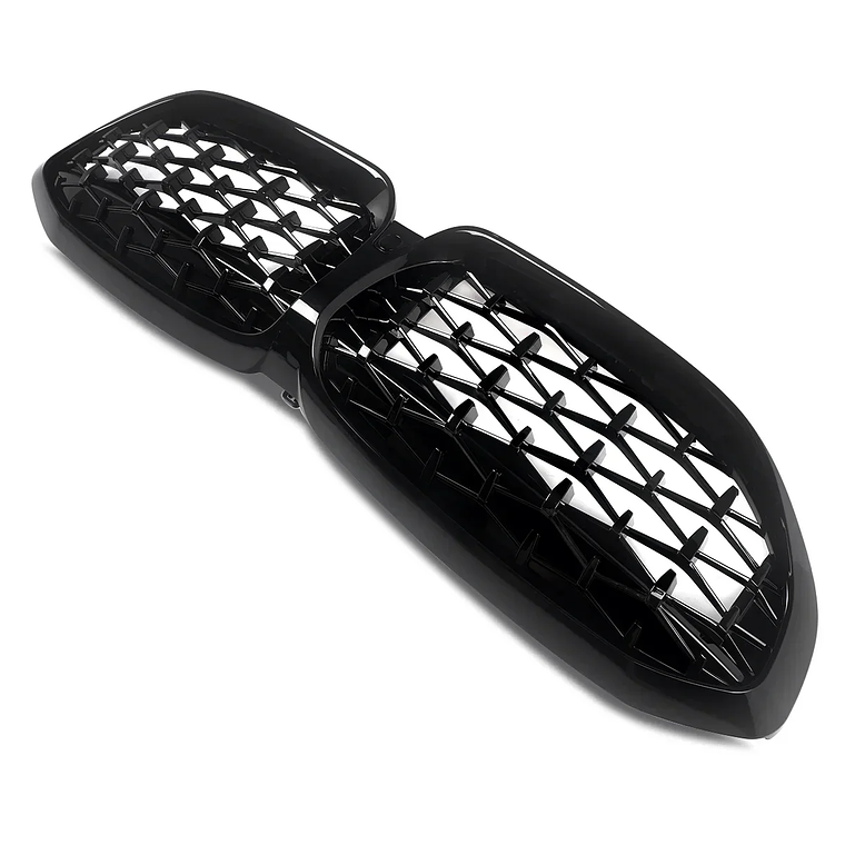 MAGICKIT para BMW Serie 3 G20 Berlina/G21 Estate 2018-2021 parrilla delantera de riñón con accesorios de coche negro brillante 4