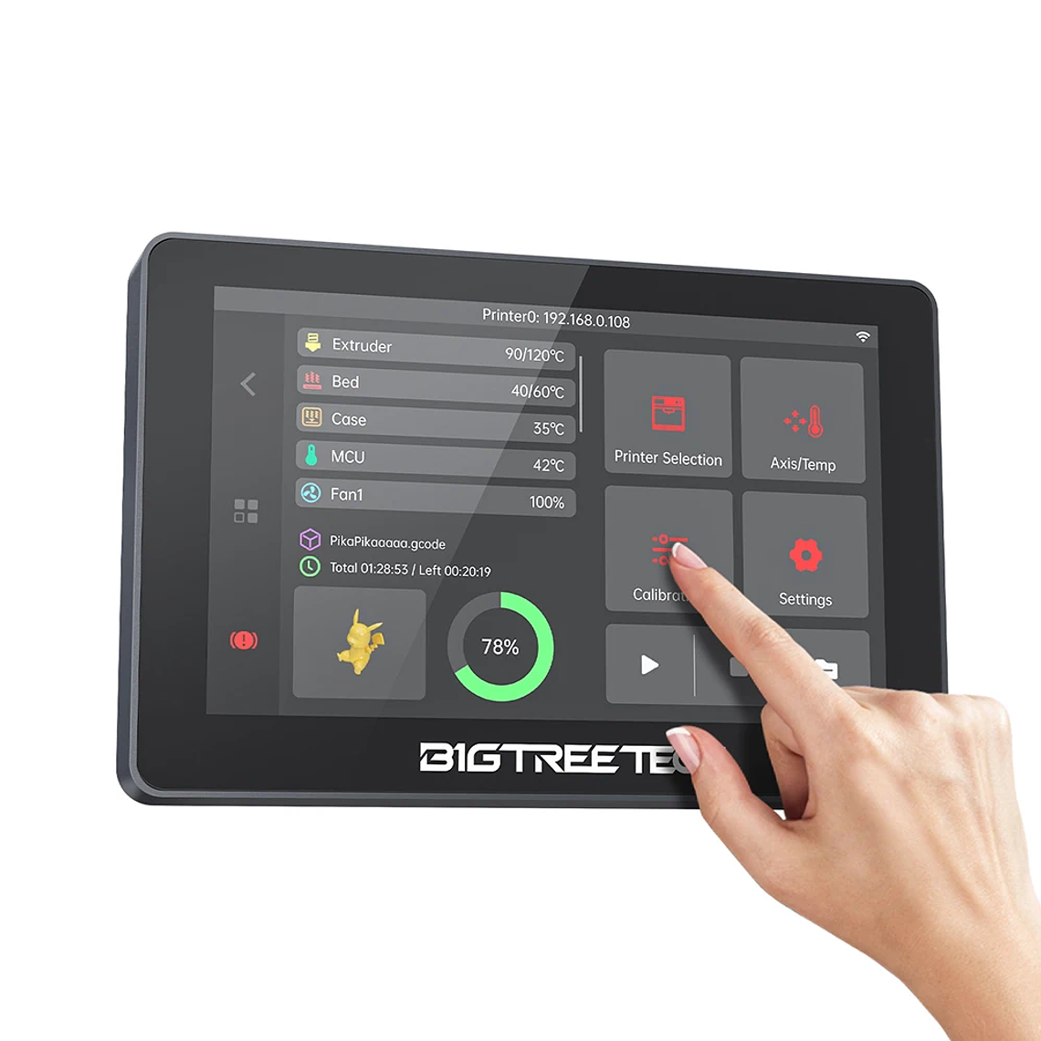BIGTREETECH K-TOUCH 5 pulgadas pantalla táctil Control inalámbrico impresoras Klipper actualización para Voron 2,4 Creality K1 Ender 3 V1 VzBot 4
