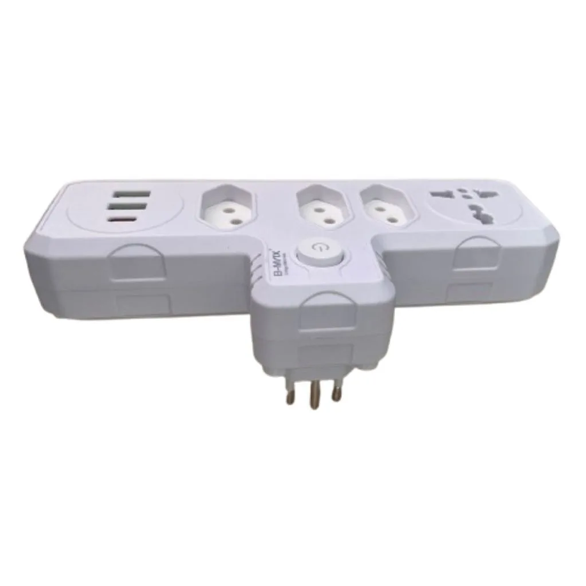 Extensión de 3 tomas, 2 USB, 1C, 1, Universal, Bivolt, 110V/220V, Sem Fio, diseño Compacto, Resistente, Ideal para Casa y Escritorio 6