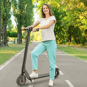 Patinete eléctrico para adultos, patinete eléctrico plegable con Control de crucero, sistema de frenado doble, absorción de impacto