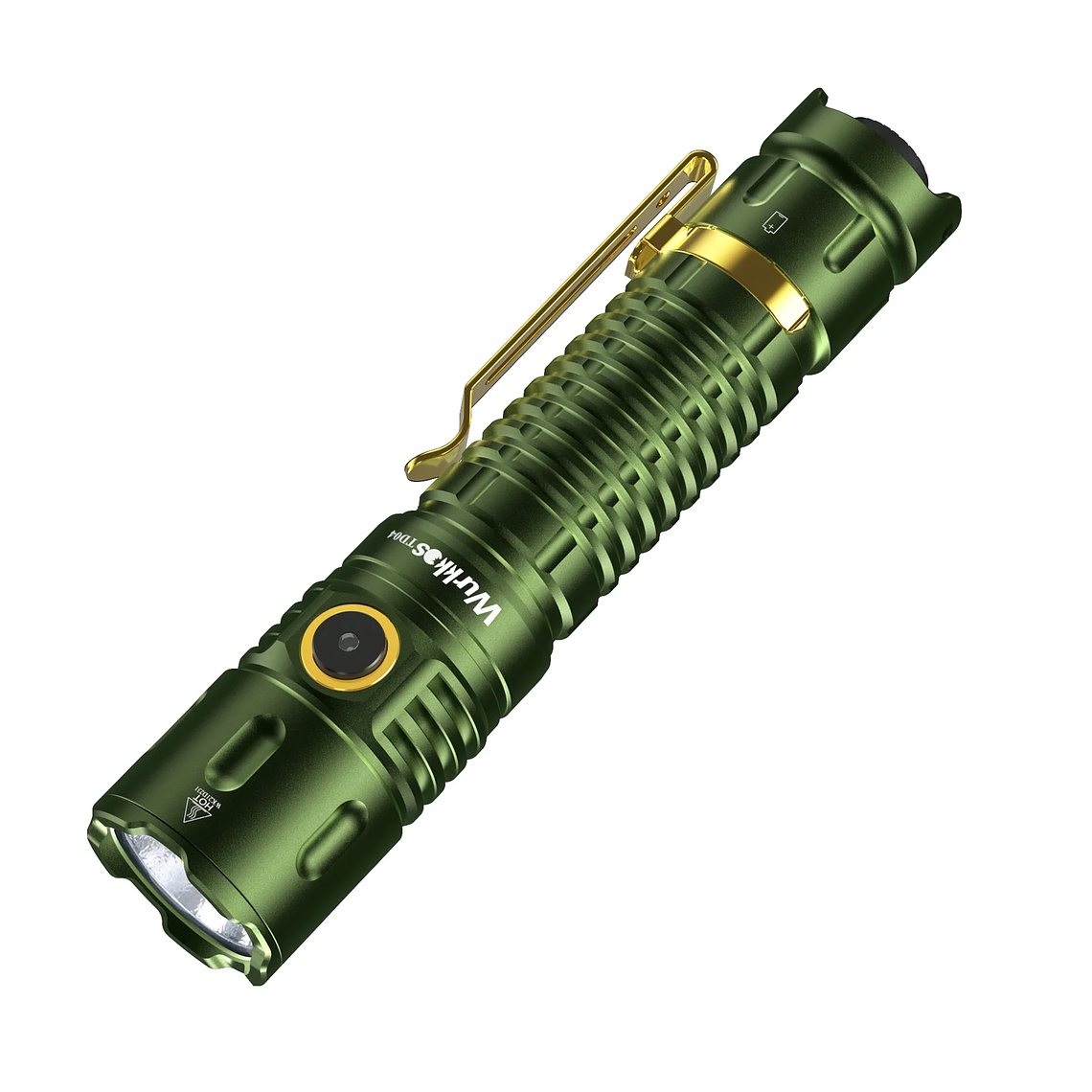 Linterna Táctica Wurkkos TD04 Recargable 21700 de Doble Modo con Interfaz USB-C, 3000 Lúmenes, para Uso Diario con Interruptor Trasero 8