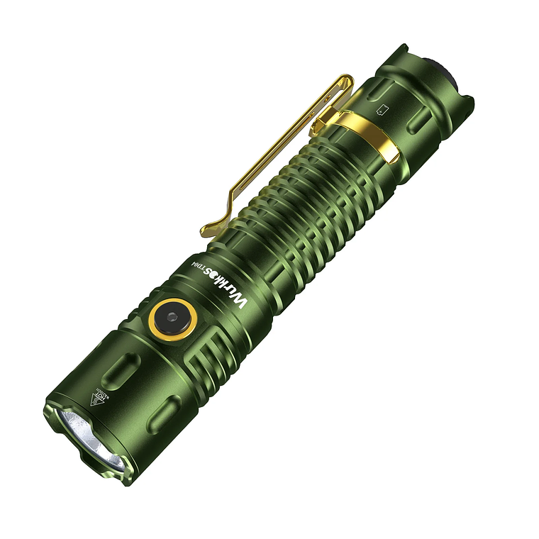 Linterna Táctica Wurkkos TD04 Recargable 21700 de Doble Modo con Interfaz USB-C, 3000 Lúmenes, para Uso Diario con Interruptor Trasero 8