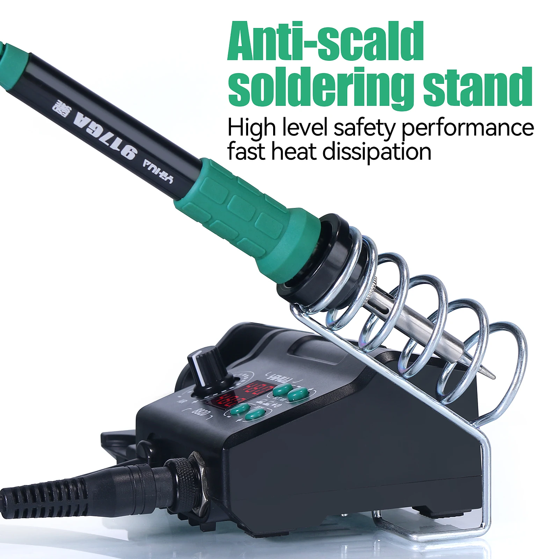 YIHUA 750W 2-in-1 Soldering Station Hot Air Rework Station Adjustable Temp ESD 7