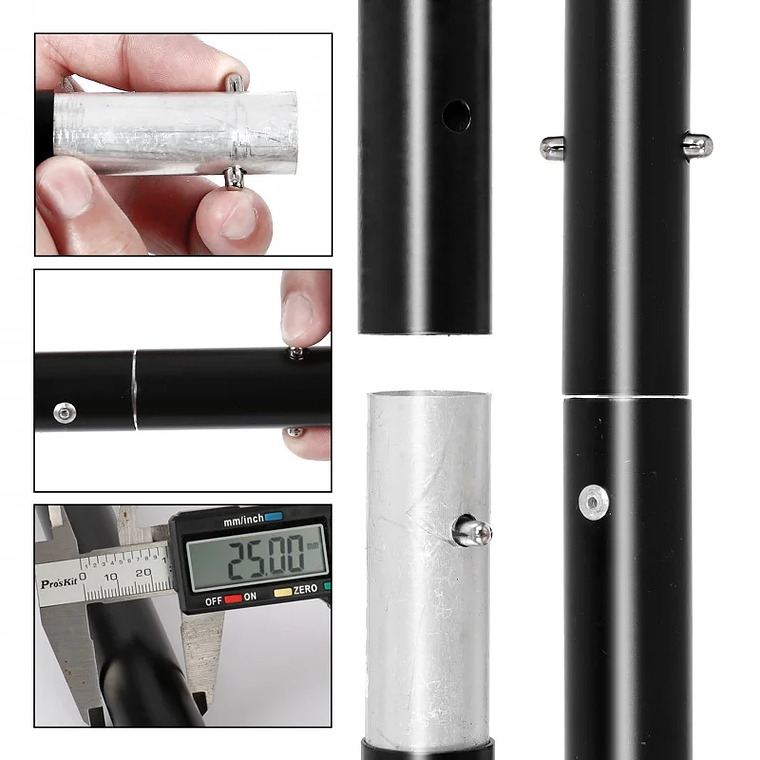 Sistema de Soporte para Fondos de Fotografía SH, Kit de Soporte para Telones de Fondo con Bolsa de Transporte para Fondos de Muselina, Papel y Lienzo 4