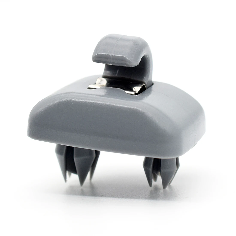 Soporte de gancho para visera de sol, piezas para Audi A1, A3, A4, A5, Q3, Q5, S3, S4, S5, TT, Allroad, 8U0857562A, color gris, Interior, 2 uds. 7