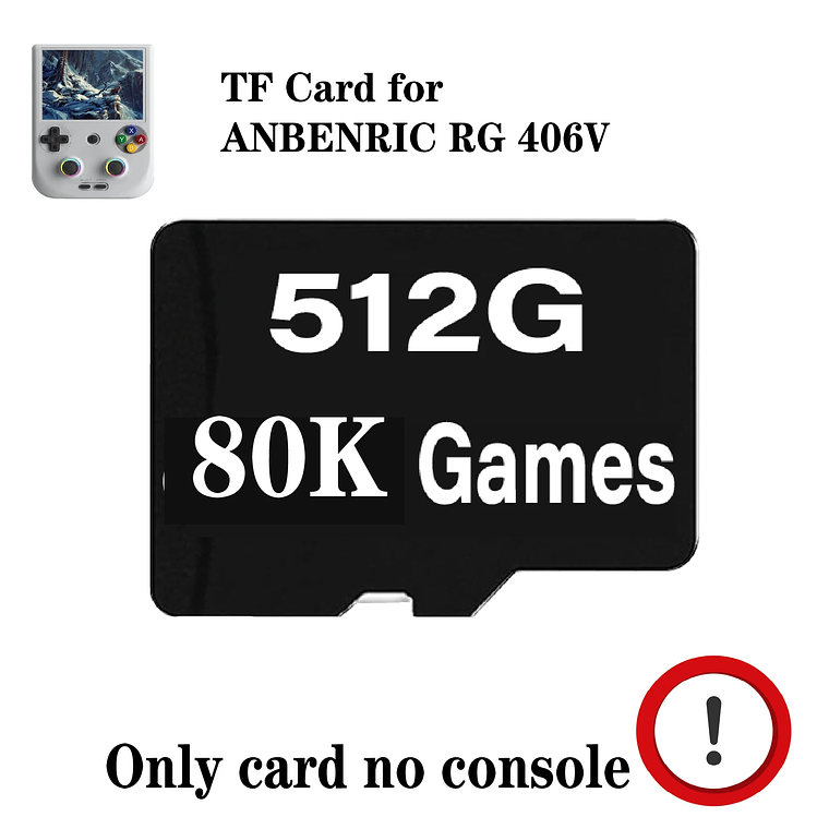TARJETA TF PARA ANBERNIC RG 406V Consola de juegos portátil RG406V 4 