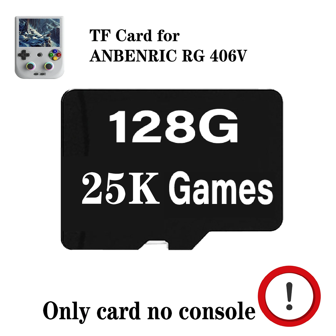 TARJETA TF PARA ANBERNIC RG 406V Consola de juegos portátil RG406V 4 