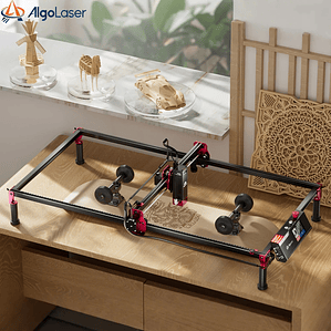 AlgoLaser KIT de bricolaje MK2 grabador láser 10W salida CNC cortador láser DIY máquina de grabado láser herramienta de corte agregar pantalla táctil de 3,5 pulgadas