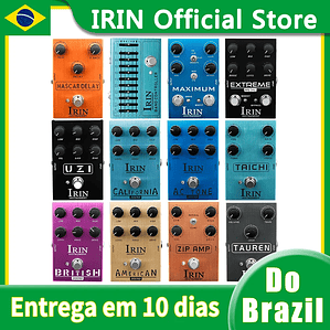 IRIN-Pedal de efecto de guitarra, altavoces de distorsión Overdrive, analógico, clásico, efecto Rock británico, Pedal de bajo eléctrico, True Bypass