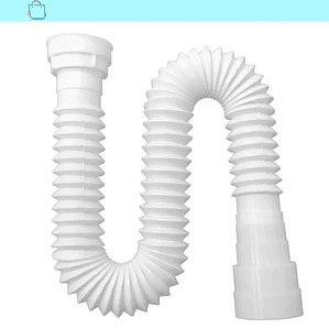 Lavabo/fregadero/tanque multiusos con sifón sanfón 52cm blanco