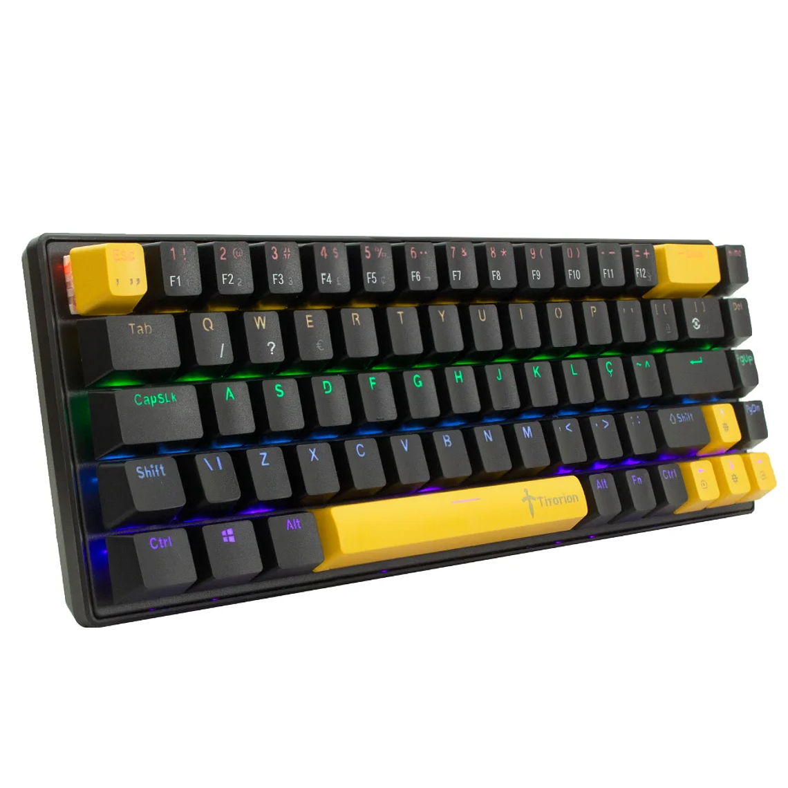 Teclado Mecânico Gamer 60% Computador Rgb Hot Swap Usb Pc 7