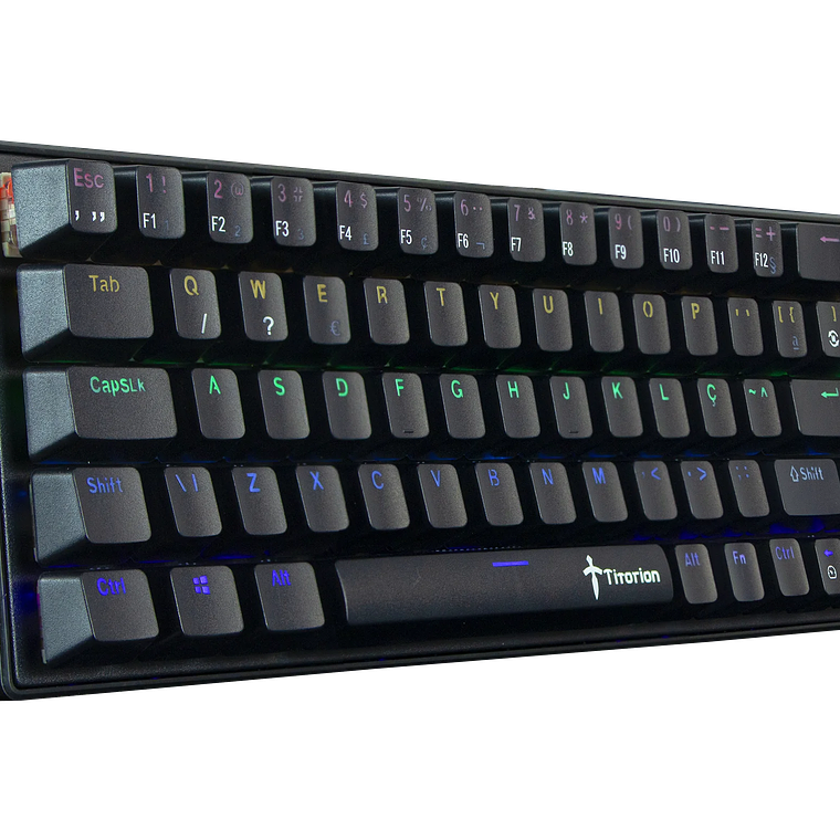 Teclado Mecânico Gamer 60% Computador Rgb Hot Swap Usb Pc 8