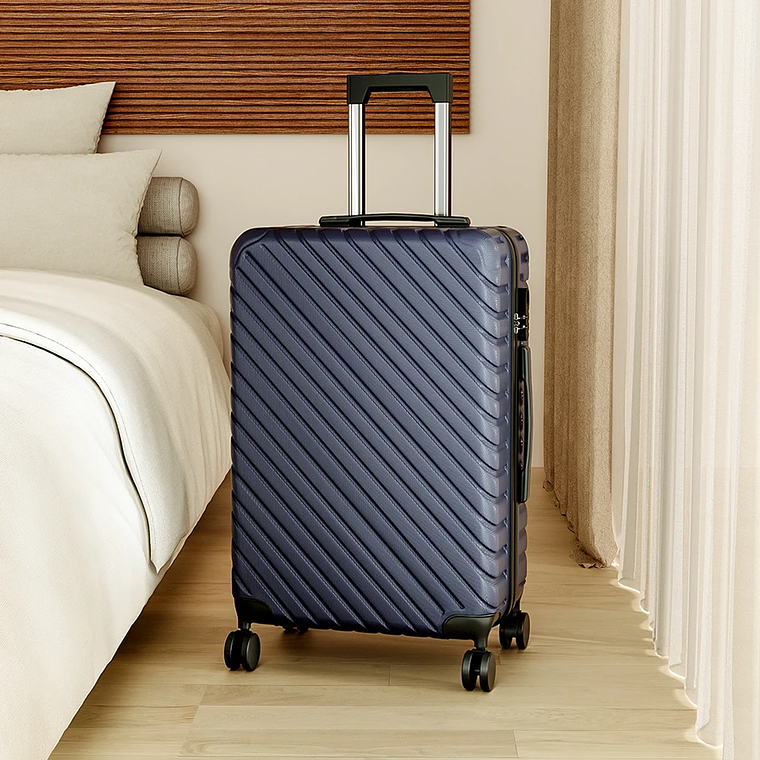Maleta de viaje rígida, Maleta ligera con ruedas giratorias, 20