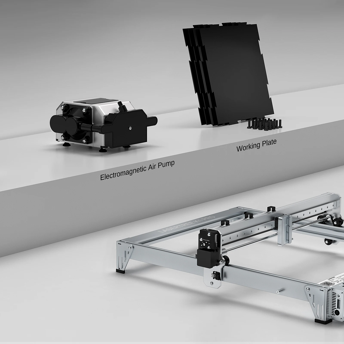 LASER TREE K1PRO grabador láser con módulo láser de 30W 40W máquina cortadora de grabado herramientas de carpintería CNC área de trabajo 400X400mm 11