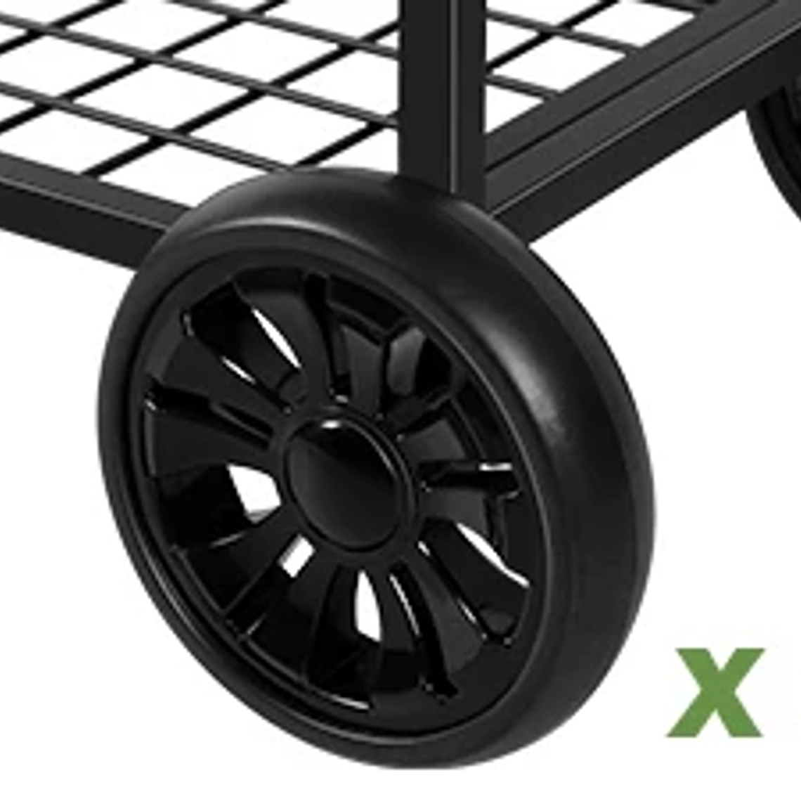 Cama de jardín elevada de plástico 43x17x29 |   Ruedas+almacenamiento |   Macetero exterior elevado para verduras y flores |   Patio trasero/Patio/balcón 10