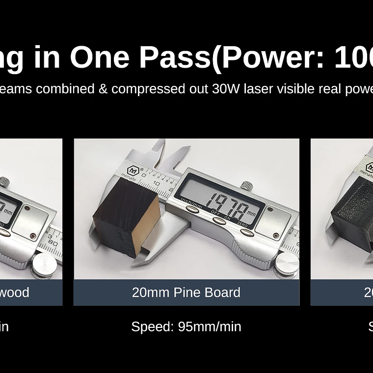 LASER TREE K1PRO grabador láser con módulo láser de 30W 40W máquina cortadora de grabado herramientas de carpintería CNC área de trabajo 400X400mm 16