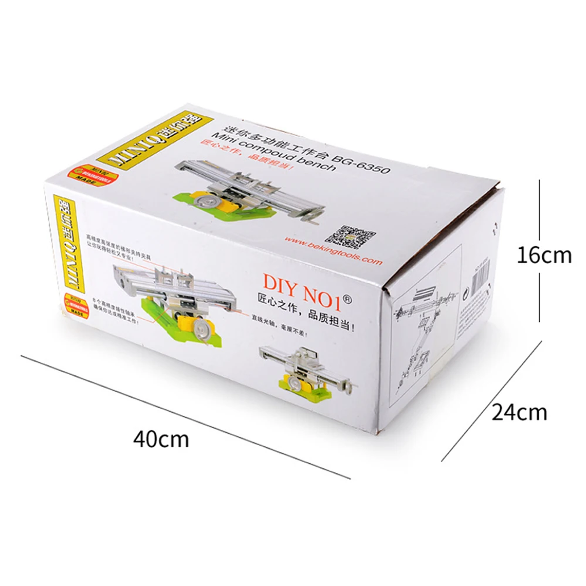 Allsome Mesa Transversal de Precisión, Tabla Cruzada con Abrazaderas Banco de Tornillo en Cruz de Trabajo mesa de coordenadas para Taladros, Fresadoras, CNC, etc. Superficie de Trabajo BG-6350 15