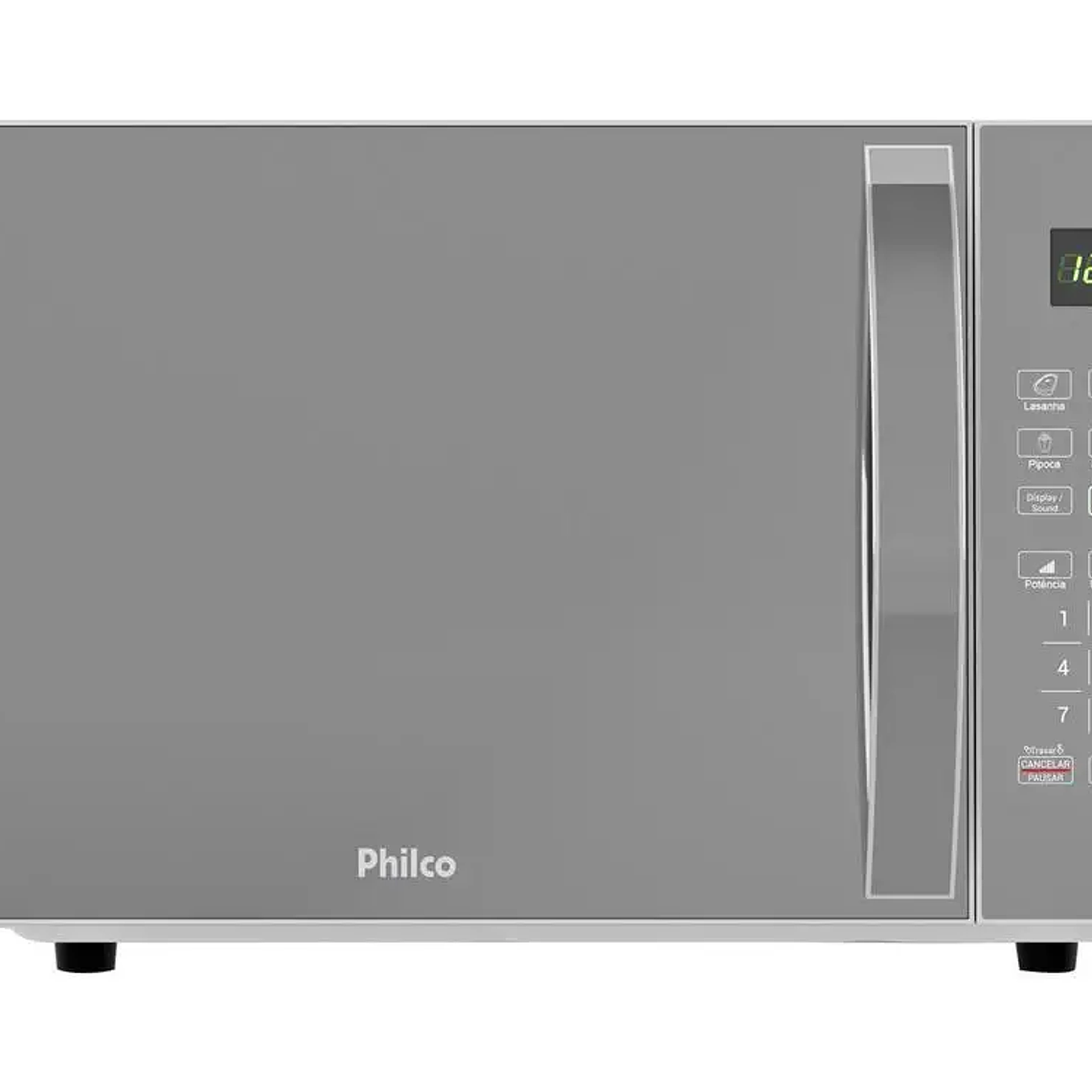 Microondas Philco 25L Plata Espejo PMO28S - 110V 1