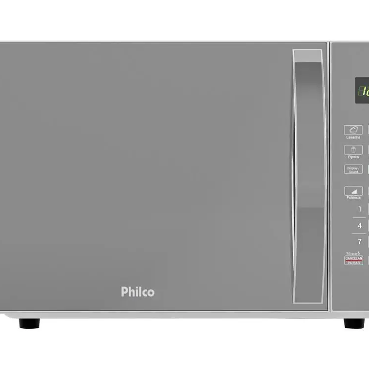 Microondas Philco 25L Plata Espejo PMO28S - 110V 1