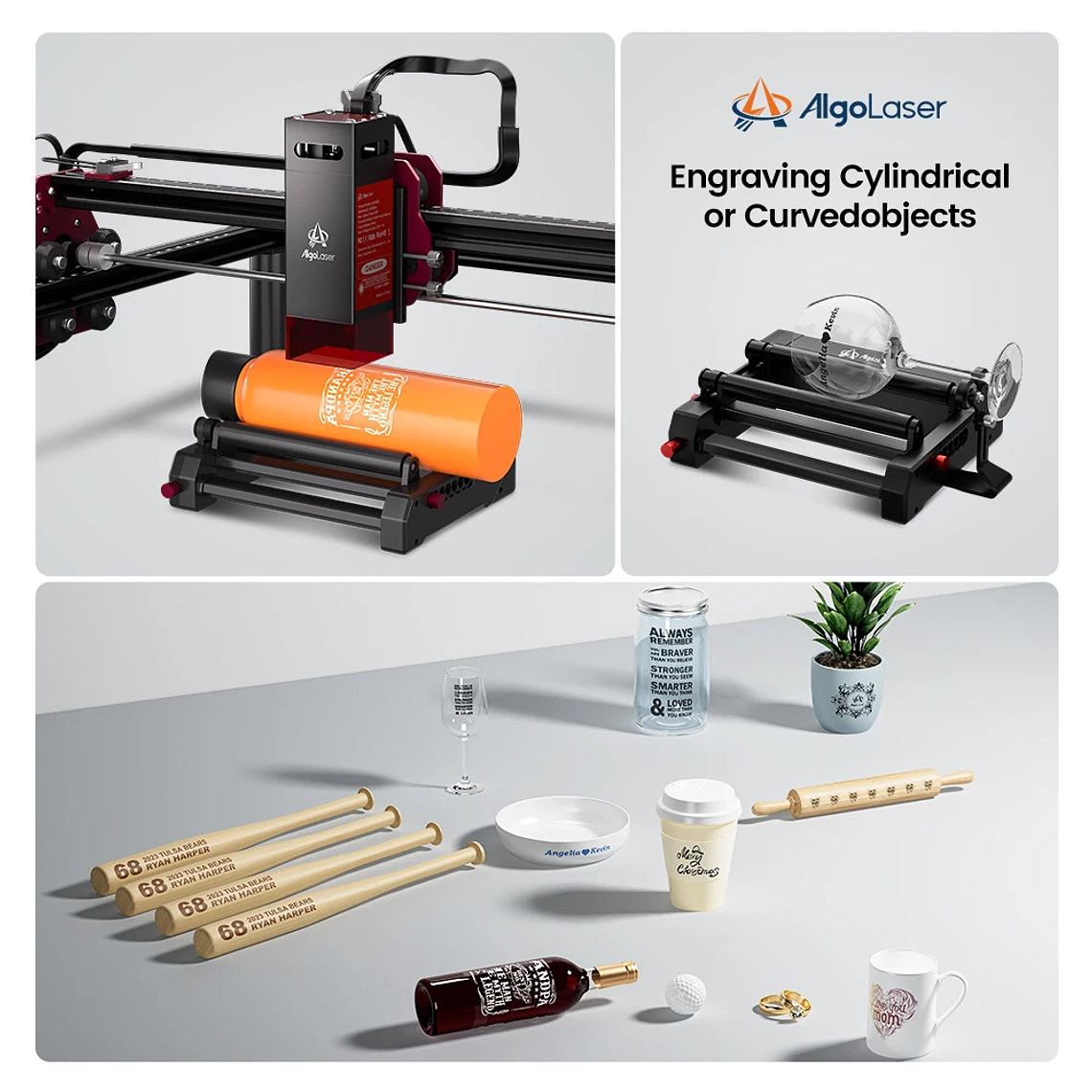 AlgoLaser KIT de bricolaje MK2 grabador láser 10W salida CNC cortador láser DIY máquina de grabado láser herramienta de corte agregar pantalla táctil de 3,5 pulgadas 5